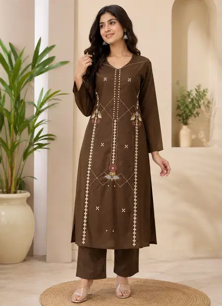 Ff Scg Cotton With Heavy Work Kurti With Bottom Collections